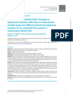 cephalometric changes in classs II patients 