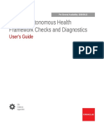 Autonomous Health Framework Checks and Diagnostics Users Guide