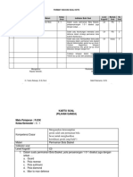 FORMAT KISIkisi &kartu Soal