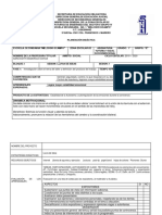 Plan de Clase Tutoria 2019-2010 Primer Año Bloque 1