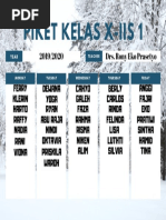 jadwal piket kelas sma kelas 10