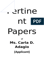 Pertinent Papers