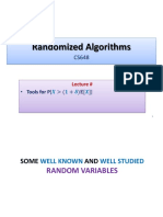 Randomized Algorithms: - Tools For P ( (+) )