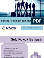 Konsep Pemimpin Dan Kepemimpinan