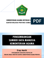 Pembangunan SDM Agama