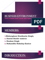 Business Environment: TOPIC: Pradhan Mantri Jeevan Jyoti Yojana