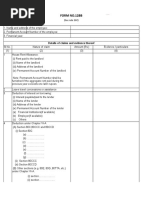 Form No.12Bb: Details of Claims and Evidence Thereof