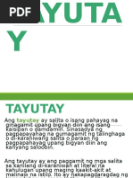 Mga Tayutay | PDF