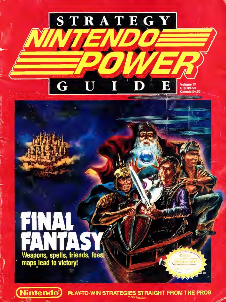 Nintendo Power Issue 017 Final Fantasy Strategy Leisure