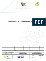 Requisition For Piping Work - A01IFR