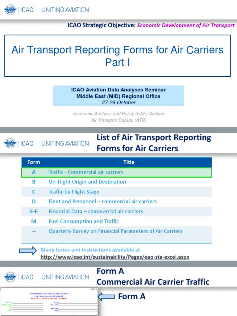 Air Carrier Reporting Forms Overview | PDF | Airlines | Aircraft