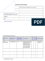 Risk Assessment Template