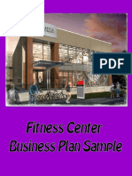 Gym Business Plan Template Free Download PDF