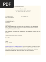 Contoh Surat Bad News