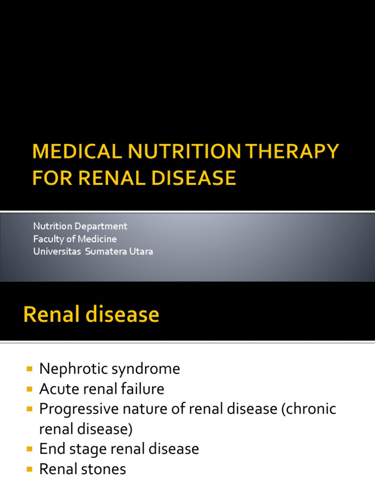Nutrition Guidelines for Kidney Diseases | PDF | Urine | Kidney