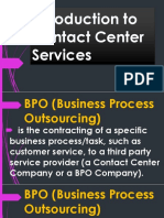 Introduction To Contact Center Services
