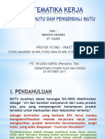 Pengendali Mutu Konstruksi Proyek