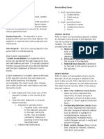 Bank Reconciliation: There Are Three Kinds of Bank Deposits, Namely