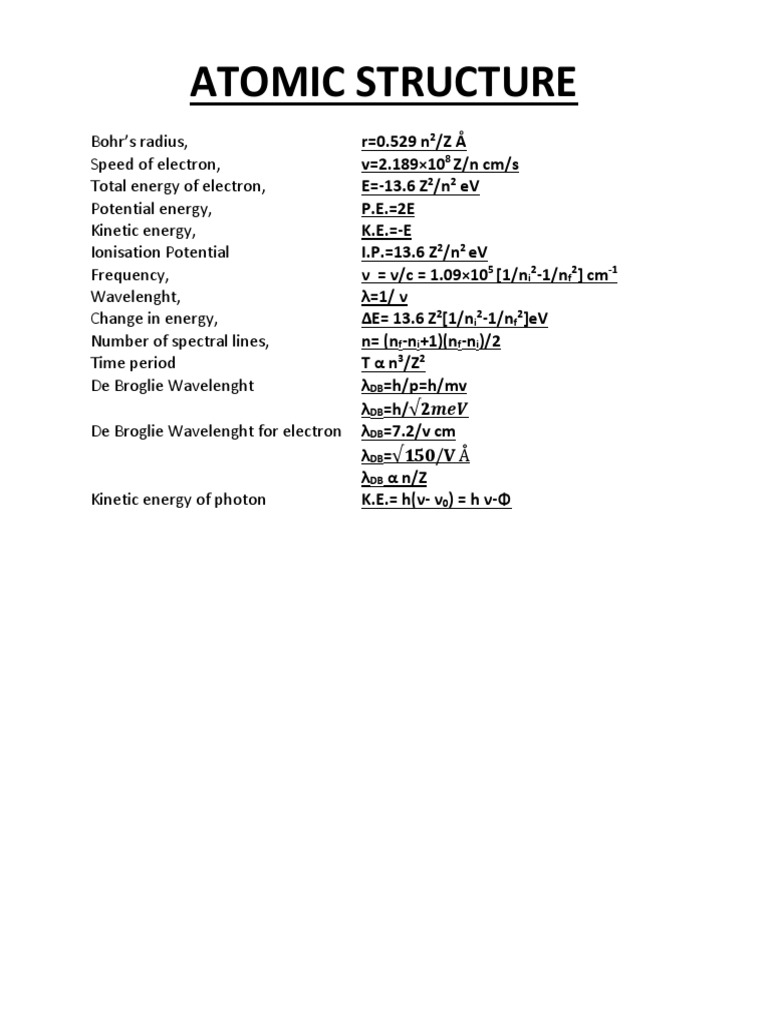 Atomic Structure Docx