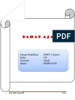 Bahan Ajar Matematika KLS 7