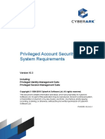 CyberArk Privileged Account Security System Requirements