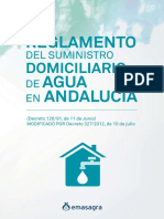 Reglamento Suministro Domiciliario de Agua