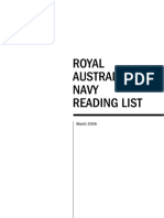 Royal Australian Navy Reading List, March 2006