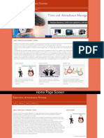 PHP and MySQL Project on Employee Attendance System Screens