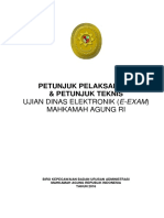 Juklak Juknis Dan Tata Tertib Ujian Dinas Elektronik Terbaru