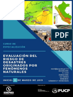 Curso Ev. Del Riesgo de Desastres Orig. Por Fenómenos Naturales 2019