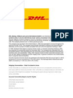 DHL (Dalsey, Hillblom and Lynn) International GMBH Is An American-Founded German
