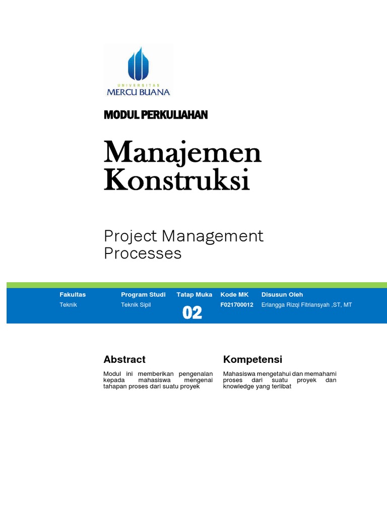 Modul 2 Project Management Processes PDF | PDF