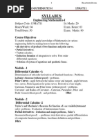 Cse - Engineering Mathematics I