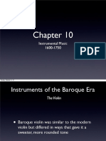 Baroque Instrumental Music 1600-1750