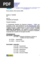 BOL140 2008 T - Programação Copa Mercosul de Natação