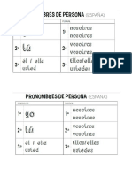 Pronombres Personales