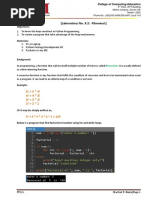 (Laboratory No. 3.2: Fibonacci) : Objectives