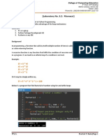 (Laboratory No. 3.2: Fibonacci) : Objectives