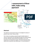 Dataset On Assessment of River Yamuna, Delhi, India Using Indexing Approach PDF