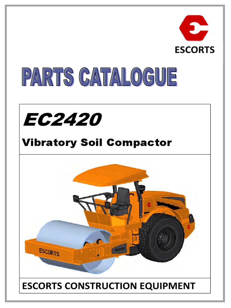 Escorts EC2420 Parts Catalog PDF Screw Brake