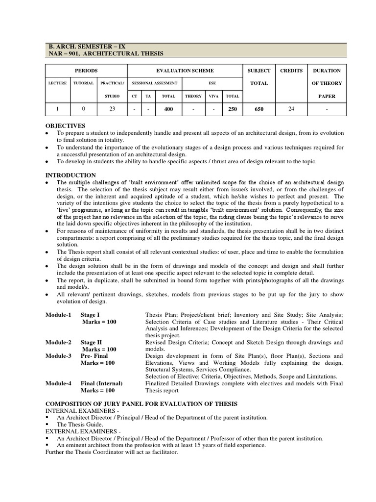 Architecture Syllabus PDF Cultural Heritage Marketing