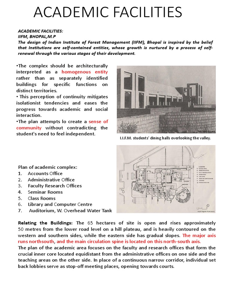 Academic Facilities | PDF | Dormitory | Classroom