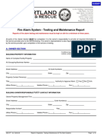 300.91f Fire Alarm Report of Inspection 032919