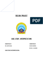 Design Project: Case Study Interpretations