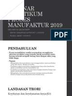 Seminar Praktikum Proses Manufaktur 2019