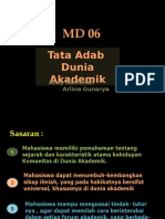 Modul 06 Tata Adab Akademik + Maritim