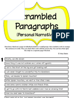 Scrambled Paragraphs PDF