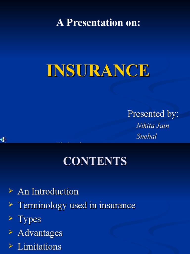 Overview of Insurance Concepts | PDF
