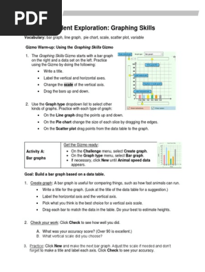 student-exploration-graphing-skills-pdf-chart-scatter-plot