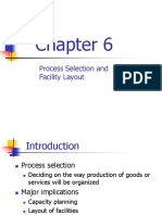 Process Selection and Facility Layout